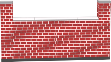 En traditionell mur